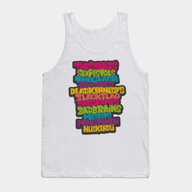 Punk Legends. Cult punk bands design. Punk rock will never die! Punk, ska, Oi. Tank Top by Boogosh